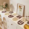 Mantel de Mesa para Aparador de Año Nuevo con un Toque de Lujo Ligero y de Alta Gama, Adecuado para Entrada, Aparador de Vino, Zapatero, Mantel, Impermeable, Resistente al Aceite, Lavable, Protector de TV