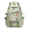 Mochila temática del Reino de Locke, azul aqua, con diseño de chispa, adecuada para niños y niñas, gran capacidad, versátil, ligera y de doble hombro