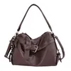 Nova Bolsa Feminina Outono 2026 Bolsa Tote Vintage Transfronteiriça de Grande Capacidade Bolsa de Ombro Macia Bolsa Transversal