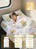 Conjunto descartável de três peças para vagão-leito de trem Classe A tamanho de viagem lençol de cama conjunto de quatro peças roupa de cama de hotel espessa à prova de sujeira lavável sem necessidade de passar