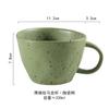Taza de Punto con Salpicaduras de Tinta, Taza Estilo Coreano, Taza Universal para Café, Taza Doméstica para Leche y Desayuno, Taza de Cerámica, Taza de Regalo para Negocios