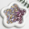 Dingyi 10-12 Luna Fría Cuentas de Miel Bicolor Resina de Brillo Fino Galvanizada Anti-rayaduras Cuentas Sueltas Accesorios para Cadena de Teléfono Móvil DIY