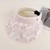Sombrero de Sol de Estilo Nacional de Verano con Borde Ancho, Protección Solar, Parte Superior Vacía, Anti-UV, Hace que la Cara Parezca Más Pequeña, Nuevo Sombrero de Sol de Estilo Chino para Mujer