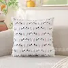 Funda de Almohada Conejo de Pascua Transfronteriza, Cojín Largo de Felpa Estilo Ins, Divertida Decoración Festiva, Funda de Almohada para Sofá, Peluche
