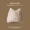 Nuevo gorro de lana de otoño e invierno para mujer con circunferencia de cabeza grande, lindo gorro de punto con orejas de gato, cálido y a prueba de frío, hace que la cara se vea más pequeña