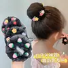 Touca especial para dança de meninas, ferramenta para modelar coques, elástico de cabelo, touca infantil, rede de cabelo, acessório de cabelo para meninas