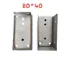 Acessórios para Calha de Sol Conexão de Canto Acessórios de Conexão Solar Instalação em Tubo Quadrado Fixador de Tubo Quadrado Universal
