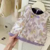Traje Tang para Niña Ningli Atuendo de Año Nuevo Chaleco Otoño/Invierno Nuevo Estilo Moda Infantil Conjunto de Falda Corta para Niñas
