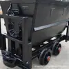 Carro Minero Transportador de Túnel Bajo Poste para Mina de Carbón con Fuerte Capacidad de Carga y Carro Minero Liso en Forma de U con Carro Minero de Cubo de Arrastre Inferior