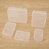 Fabricante Spot Quality pp Caixa de Plástico Retangular Transparente Pequena Caixa de Embalagem Exibição Papelaria Pesca Equipamento Armazenamento Caixa de Plástico