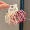 Goma elástica negra de alta elasticidad para que las mujeres se recojan el cabello en una coleta alta, accesorio para el cabello duradero y que no daña