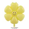 Balão de Filme de Alumínio Formato Flor Margarida Sorridente Coreana Festa de Bebê Decoração de Aniversário Infantil Balão Atacado