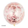 Amazon Globos Transparentes de Confeti y Brillantina de 12 Pulgadas Redondos Transparentes con Confeti de Colores Decoración de Cumpleaños
