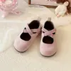 Zapatos de Princesa para Niñas 2026 Primavera y Otoño Plateados Elegantes Zapatos Pequeños de Cuero para Niños Zapatos Mocasines de Suela Suave Zapatos Individuales Antideslizantes Zapatos de Espectáculo