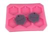 BK1050 directo de fábrica molde de silicona decorativo de yeso para aromaterapia molde de lámina de yeso hexagonal