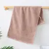 Toalla de Algodón de Fibra Larga Super Suave de Baja torsión, Toalla Facial para Adultos, Suave, Engrosada, Apta para la Piel, Regalo para el Hogar, Toalla de Hotel