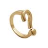 Anillo de signo de exclamación e interrogación de personalidad creativa Europa y Estados Unidos moda femenina estilo frío dedo grueso apertura ajustable decoración pulsera