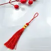 Se puede configurar color tres colores borla colgante pinza marcapáginas tocado caja de dulces linterna colgante borla de color pincho