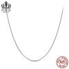Evelle Simple Collar Fino de Meteorito de Combinación Universal Plata de Ley s925 Chapado en Platino Cadena de Clavícula de Combinación Universal Joyería para Mujer