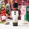 Decoraciones Navideñas Nuevas Transfronterizas Set de Botella de Vino Árbol de Navidad Astas Navideñas Sombrero de Copa Set de Vino Tapa de Botella de Vino Gnomo