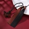 Accesorio DIY de Nudo de Borla de Doble Color, Colgante Estilo Antiguo, Colgante de Borla Vintage de Nudo Chino, Cuerda para Colgar