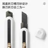 Cuchillo de Utilidad Deli Newse Ns062 Cuchillo para Papel Autoblocante Cortador de Papel Grande y Pequeño Cortador de Papel Simple para Abrir Paquetes