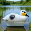 Modelo de Animal Pato Simulado Paisagem de Jardim Plástico Pato Falso Pátio Externo Jardim Piscina Decoração Ornamento