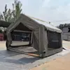 Tienda de Campaña Inflable Portátil para Viajes y Camping, de un Solo Acceso, para Múltiples Personas, Tela Oxford de Vinilo, Cuatro Estaciones, a Prueba de Humedad, Apertura Rápida al Aire Libre, Sin Montaje