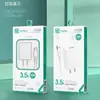 Carregador de Celular 3.5A Carregamento Frio Cabeça de Carregamento USB 5V2A Adequado para Cabeça de Carregamento Huawei Conjunto de Cabo de Dados de Carregamento Rápido
