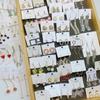 Brincos de borboleta com borla longa e diamantes da moda, brincos geométricos simples e elegantes para mulheres, atacado