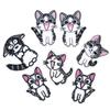 Calcomanías de Tela de Dibujos Animados, Gatito Lindo, Parches de Ropa de Gato Lindo, Parches para Chaqueta de Plumas, Parches para Pantalones, Parches para Agujeros, Parches