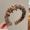 Diadema colorida de estilo francés para mujer, accesorio para el cabello de lujo de alta gama, diadema antideslizante para lavarse la cara, hace que la cara parezca más pequeña