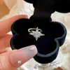 Estilo Ins Coreano Geométrico Redondo de Corazón con Circonita Ear Cuff para Hueso de la Oreja Clip Sin Perforación Exquisito Pendiente