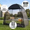 Tienda de campaña exterior personalizada para comercio transfronterizo, tienda panorámica a prueba de mosquitos, tienda tipo caseta de malla, tienda de campaña para acampar al aire libre