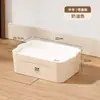 Caixa de Armazenamento Multiespecificação Estilo Japonês Organização de Mesa Utensílios de Cozinha Lanches Brinquedos Cesta de Armazenamento Densa Caixa Selada à Prova de Poeira