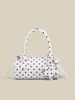 Bolsa de mão feminina estilo coreano com bolinhas doces 2026 nova coleção primavera-verão design de nicho versátil bolsa de ombro e transversal para mulheres