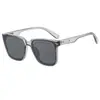 Nuevas Gafas de Sol de Moda Tendencia con Montura Grande para Hombres y Mujeres, Gafas de Sol de Celebridad de Internet, Protección UV, Gafas de Sol Pequeñas para Adelgazar el Rostro