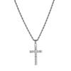Collar de Cruz de Acero de Titanio Transfronterizo para Mujer, Decorativo, Lujoso, de Alta Gama, Accesorios, Cadena para Clavícula para Hombre y Mujer, Cadena para Suéter