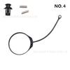 Adecuado para Audi A4L Q5 Q3A6A3Q7 Tapa del Tanque de Combustible Cuerda Antiperdida Cable de Tracción Modificado Cuerda Antirrobo 180201556