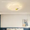 Lámpara de Techo Estilo Crema Nueva para Habitación Infantil de Niños y Niñas 2026, Lámpara Creativa de Nube Dibujos Animados Protección Ocular