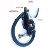Freno de disco trasero modificado para motocicleta, bomba Qianjiang, bomba de freno Wang Zhongwang, cilindro maestro de freno, subbomba superior e inferior, pinza de doble pistón
