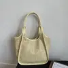 Bolso Tejido Retro Transfronterizo para Mujer, Gran Capacidad, Nuevo Bolso de Hombro Casual Otoño e Invierno 2026, Bolso Tote Texturizado para el Día a Día