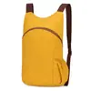Mochila leve dobrável, bolsa portátil de armazenamento para caminhada ao ar livre, mochila pequena simples para viagem e deslocamento