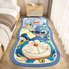 Alfombra de Cachemira de Dibujos Animados Alienígena para el Hogar, Dormitorio, Aislamiento Térmico, Manta de Noche, Balcón, Ventana Mirador, Alfombra de Piso, Resistente a la Suciedad