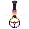 Venda quente transfronteiriça pasta de para-choque de carro cinto de reboque pulseira de puxar interior JDM pingente decorativo cinto eletrostático de cor