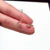 Dormir sin pendientes de estrellas y luna pendientes de mujer pendientes asimétricos temperamento personalidad europea y americana pendientes de网红