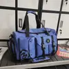 Bolsa de viaje para hombre, mochila de gran capacidad, bolsa de mensajero de viaje, bolsa de equipaje portátil, separación húmeda y seca, bolsa de fitness