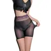 Calcinha de Renda Super Fina Oleosa Brilhante Transparente Sedosa Homens Mulheres Erótica com Abertura no Gancho Sexy