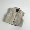 Colete de algodão reversível, novo estilo inverno 2026, design xadrez para meninos e meninas, adequado para bebês e crianças pequenas, colete quente e estiloso estilo coreano