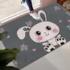 Tapete de Desenho Animado Casa Sala de Estar Sofá Tapete de Chão Fofo Tapete de Chão de Cozinha Tapete Antiderrapante para Banheiro Tapete de Porta de Banheiro